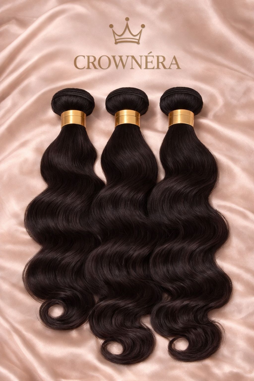 CROWNÉRA Body Wave Hair Bundles – 100% Virgin Human Hair