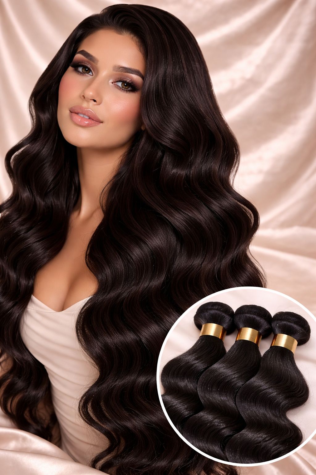 CROWNÉRA Body Wave Hair Bundles – 100% Virgin Human Hair
