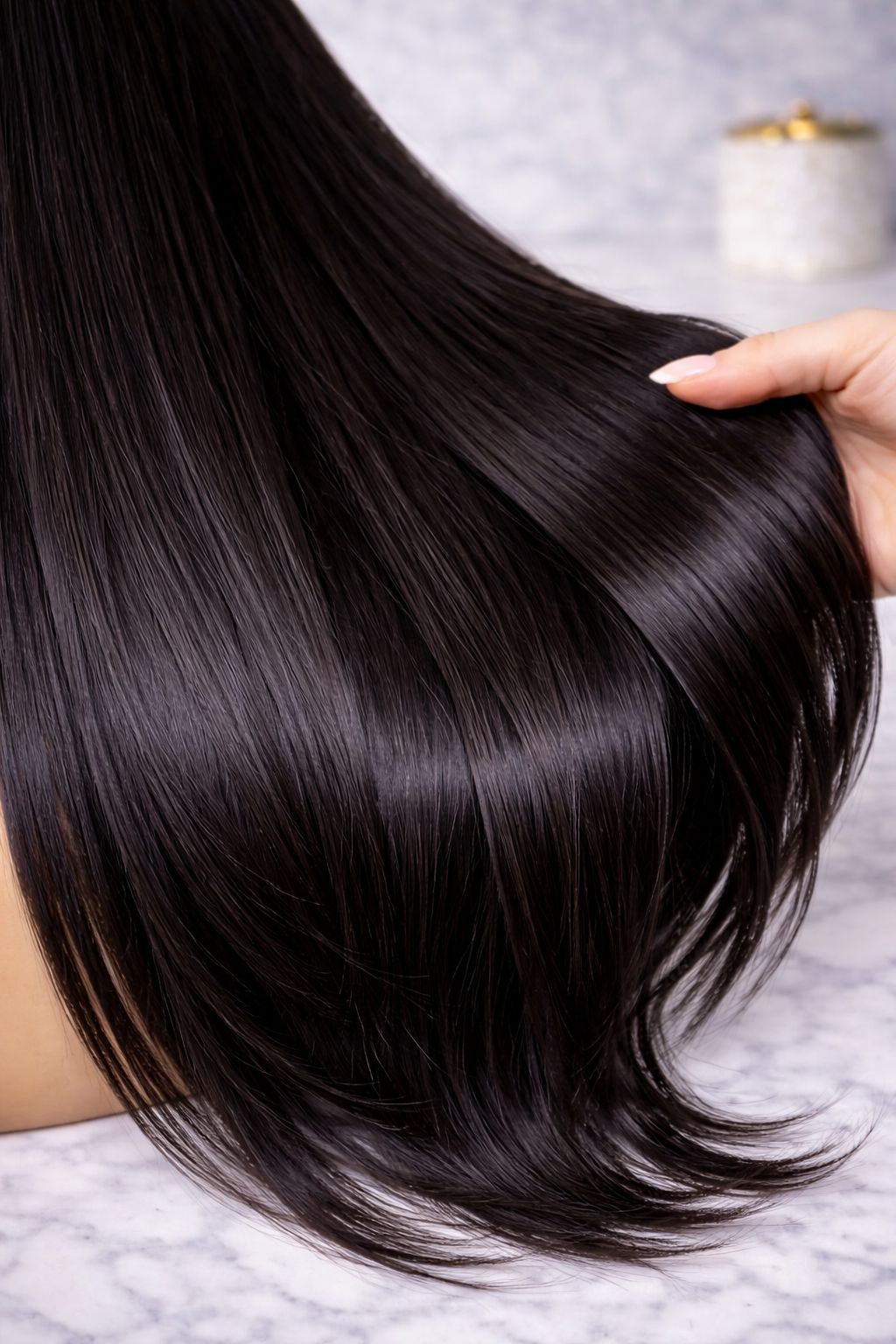 CROWNÉRA Straight HD Lace Front Wig – 100% Virgin Human Hair