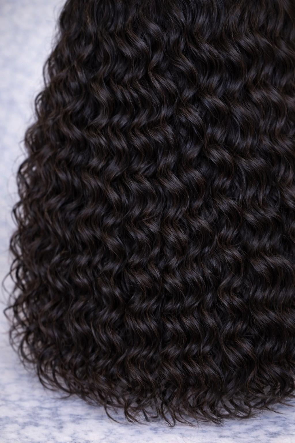 CROWNÉRA Deep Wave HD Lace Front Wig – 100% Virgin Human Hair