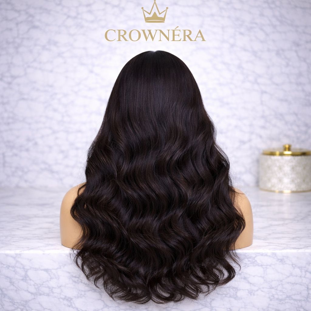 CROWNÉRA Body Wave HD Lace Front Wig – 100% Virgin Human Hair